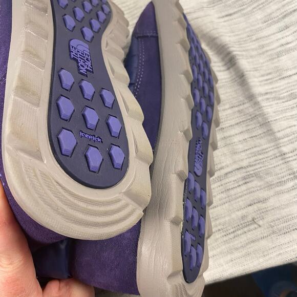 The North Face Thermoball 8" Lace Boots Purple Quilted Size 7 Winter Snow Cozy - Picture 11 of 11